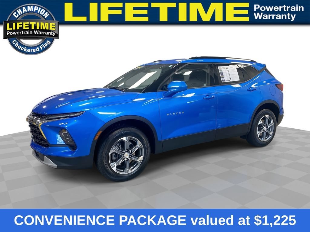Certified Used 2024 Riptide Blue Metallic Chevrolet 2LT image 1
