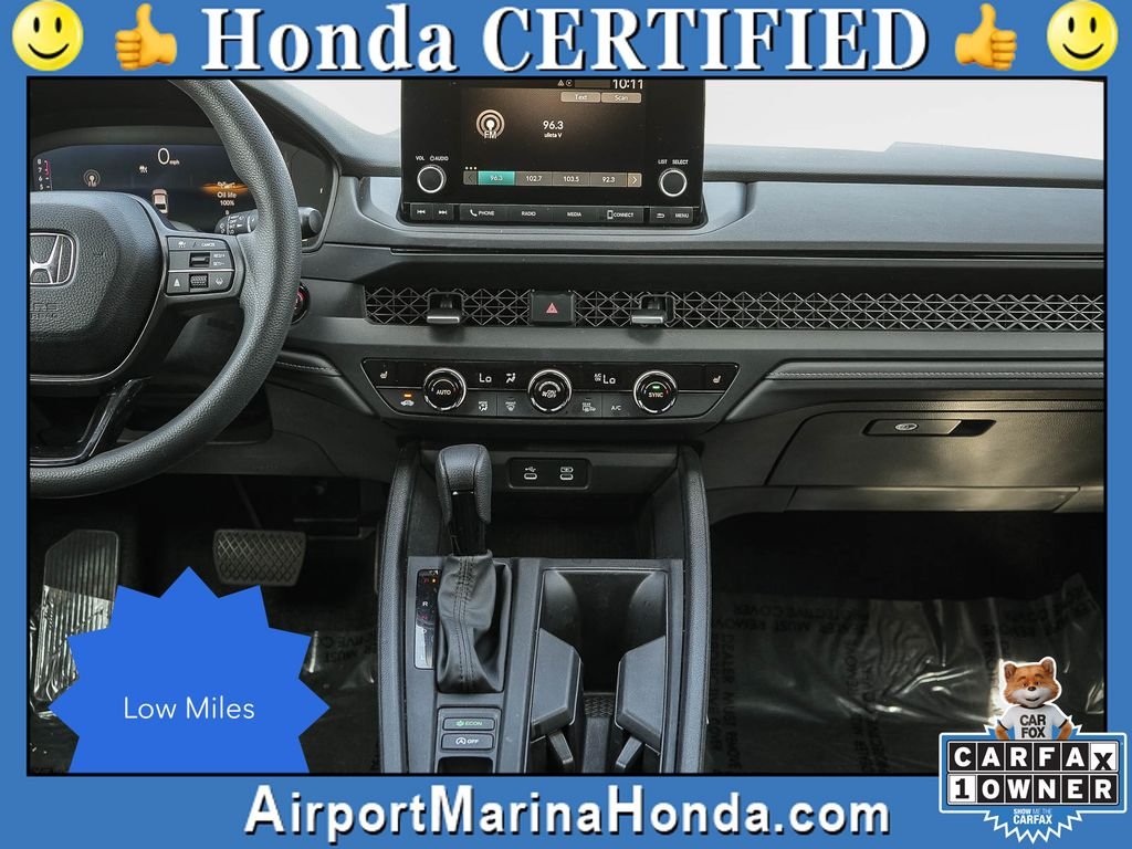 Certified Used 2023 Lunar Silver Metallic Honda 1.5T EX image 23