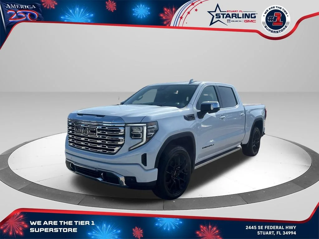 New 2026 Glacier White Tricoat GMC Denali image 1