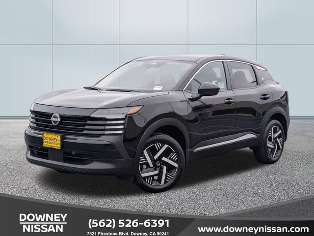 Certified Used 2025 Super Black Nissan SV image 1
