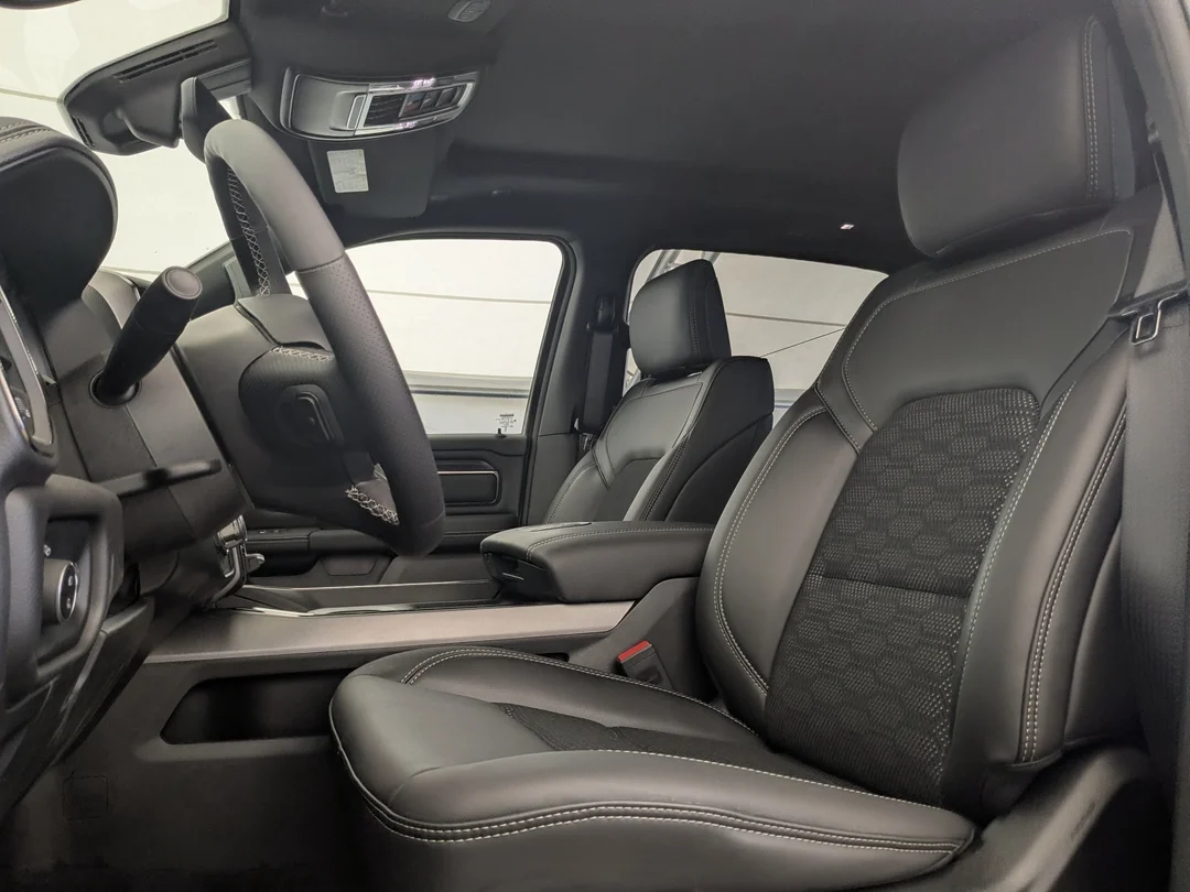 New 2026 Black RAM Sport - - 3.0L Hurricane Twin Turbo - Pano Sunroof - Sport Perf Hood - Trailer Brake & More! image 14