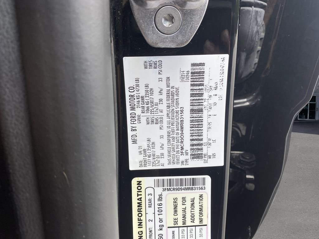 Used 2021 Shadow Black Ford Badlands image 34