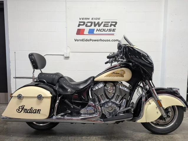2019 Indian Motorcycle Chieftain Classic Thunder Black Ivory Cream