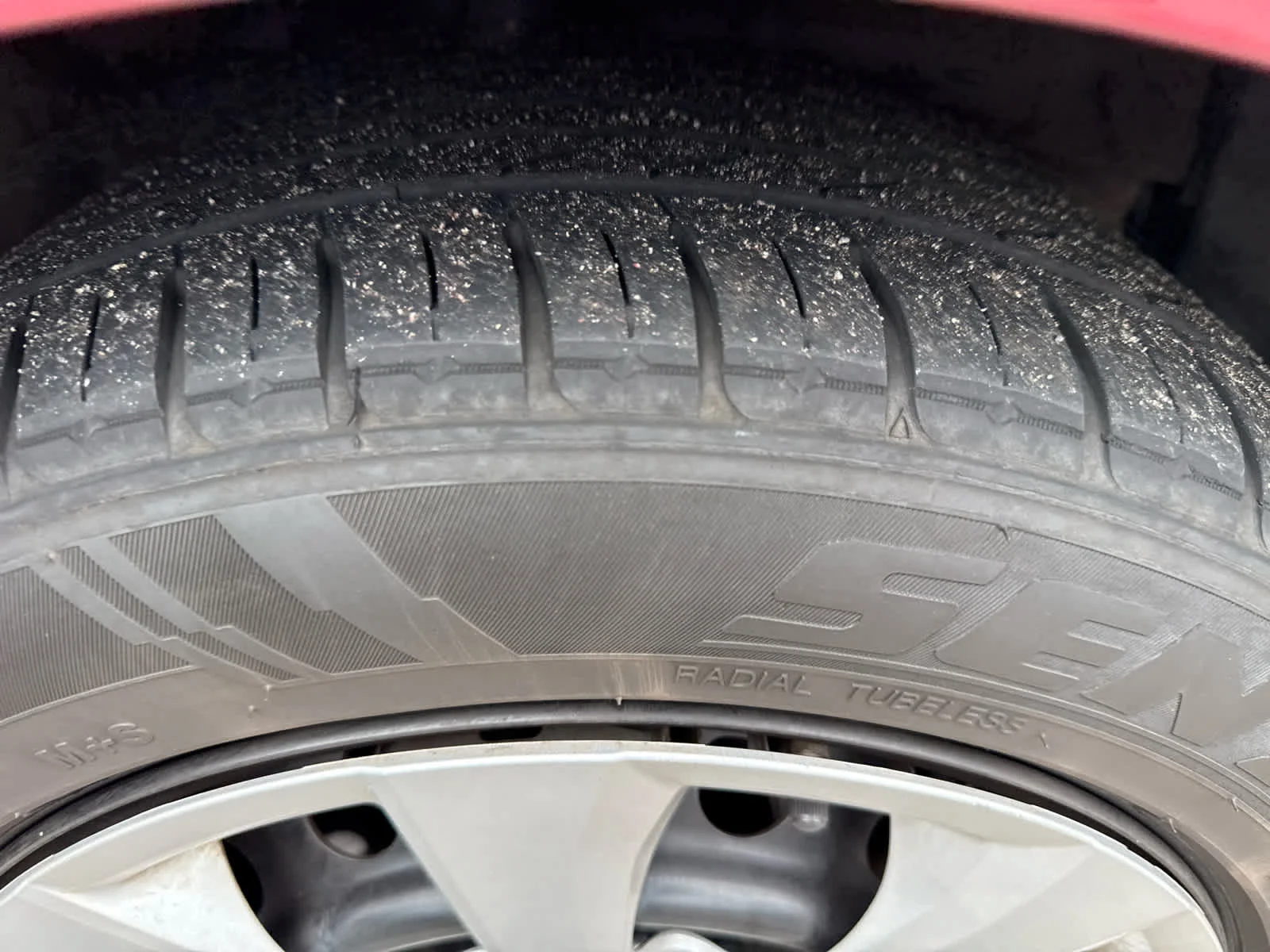 Used 2023 Ruby Flare Pearl Toyota LE image 2