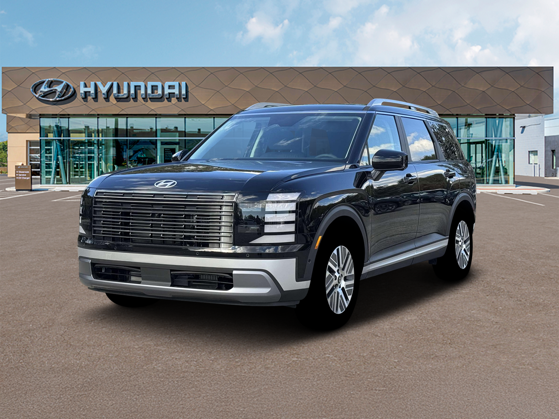 New 2026 Black Hyundai SEL Premium 7P image 1
