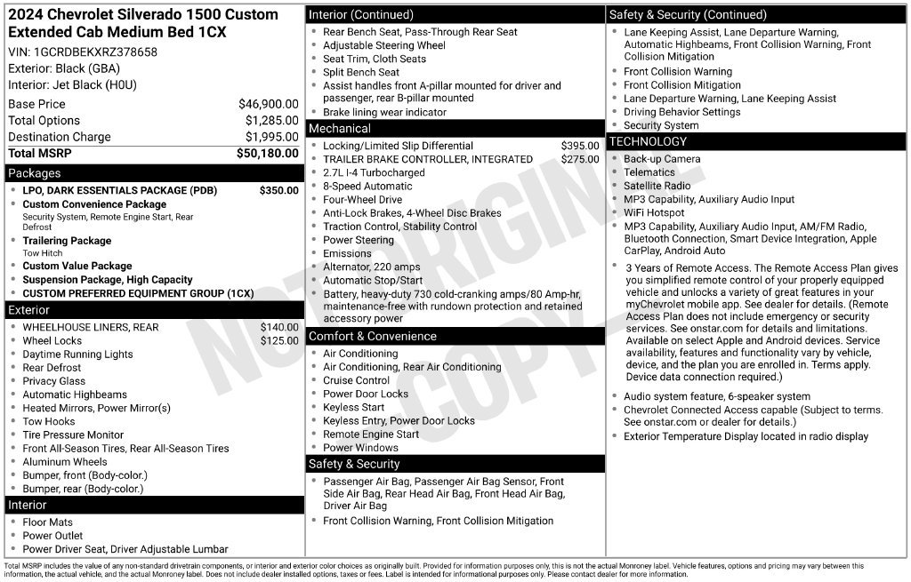 2024 Chevrolet Silverado 1500 Custom - Photo 49
