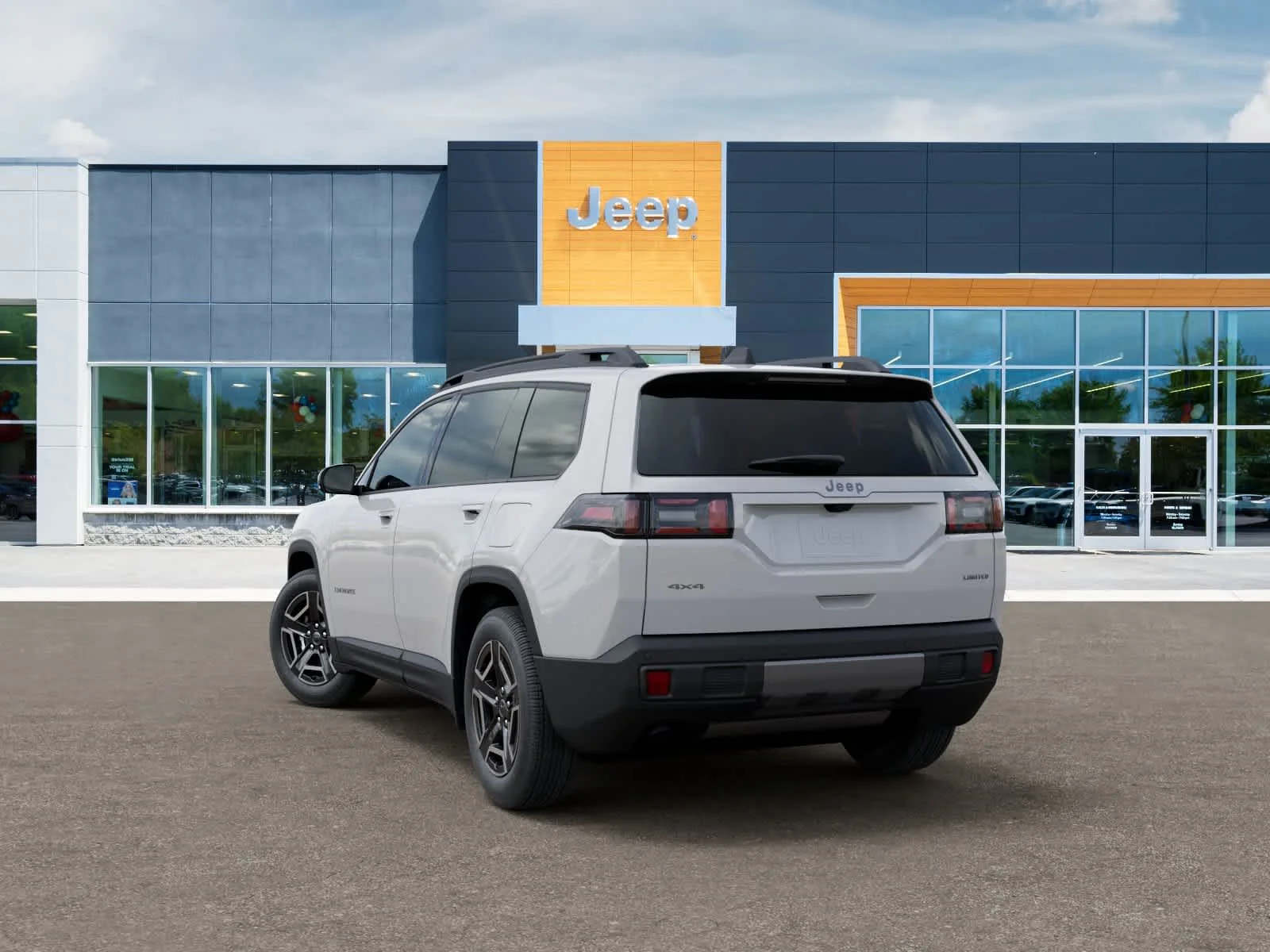 New 2026 Bright White Clear-Coat Exterior Paint Jeep Limited image 3