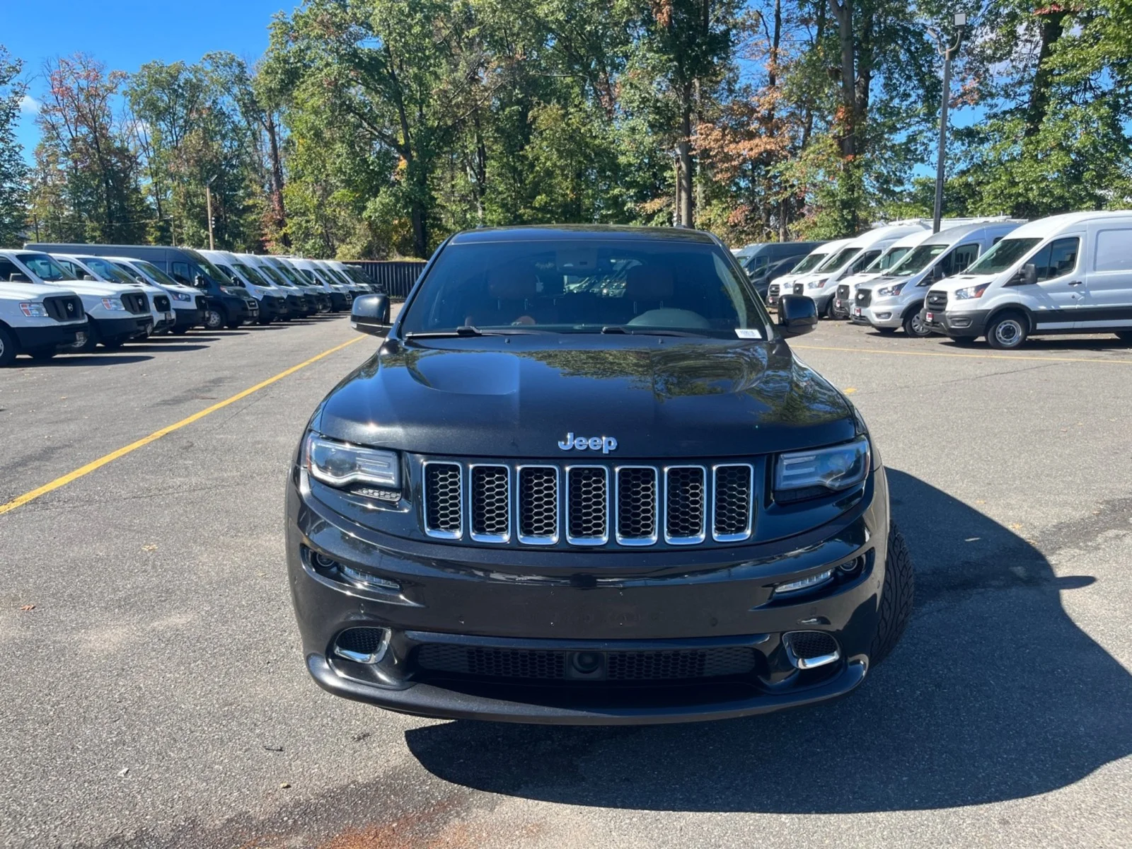 Used 2014 Brilliant Black Crystal Pearlcoat Jeep SRT8 4WD image 3