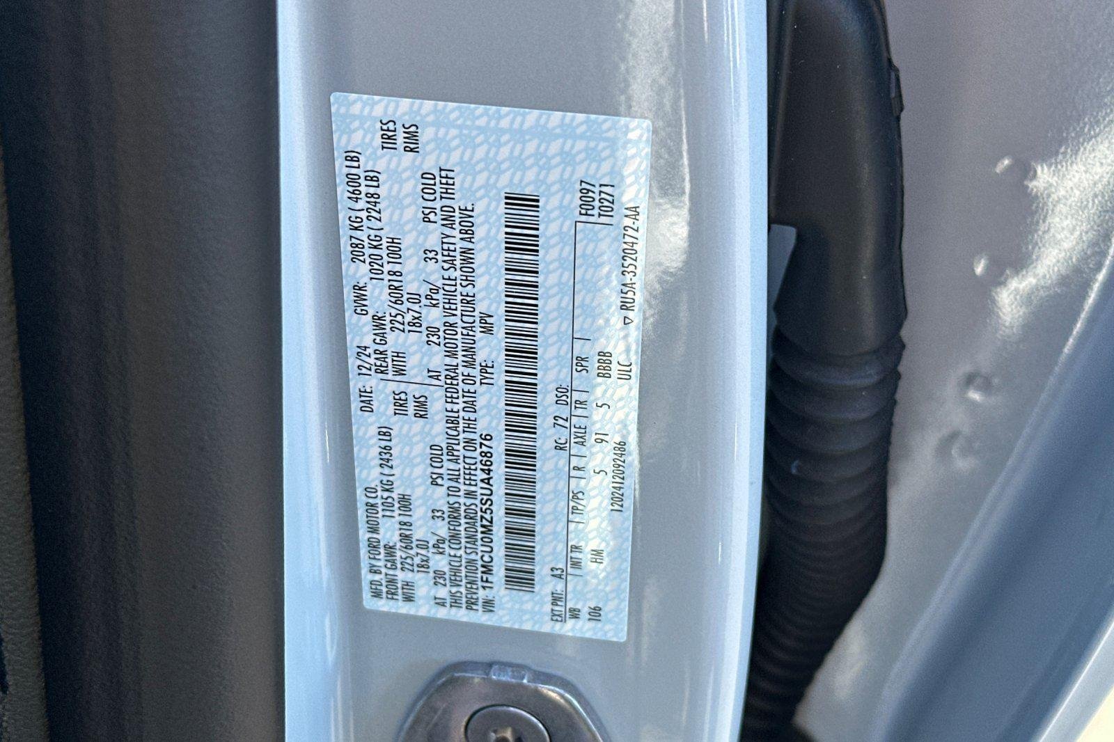 2025 Ford Escape Hybrid ST-Line - Photo 37