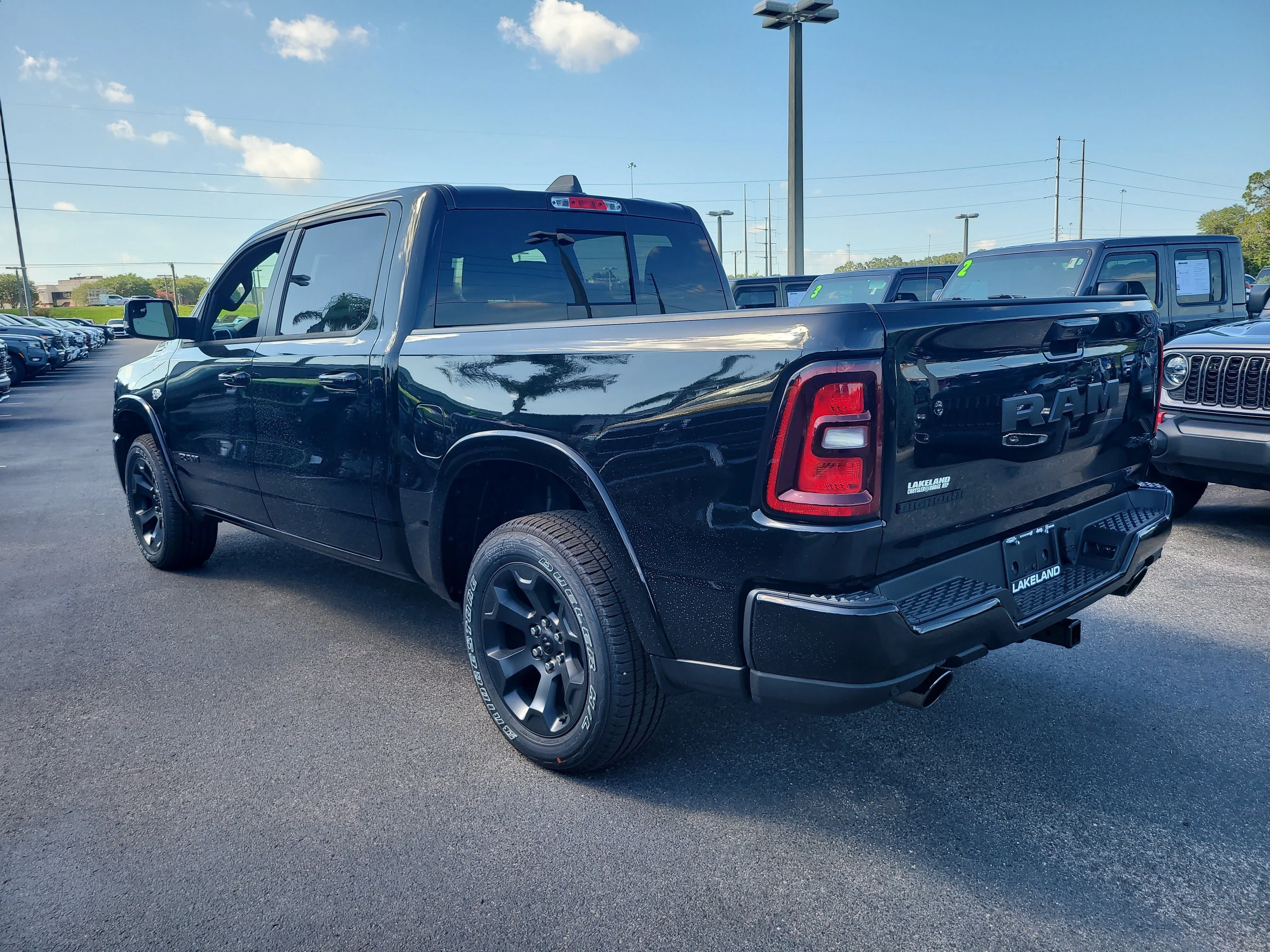 New 2026 Diamond Black Crystal Pearlcoat Ram Big Horn image 8