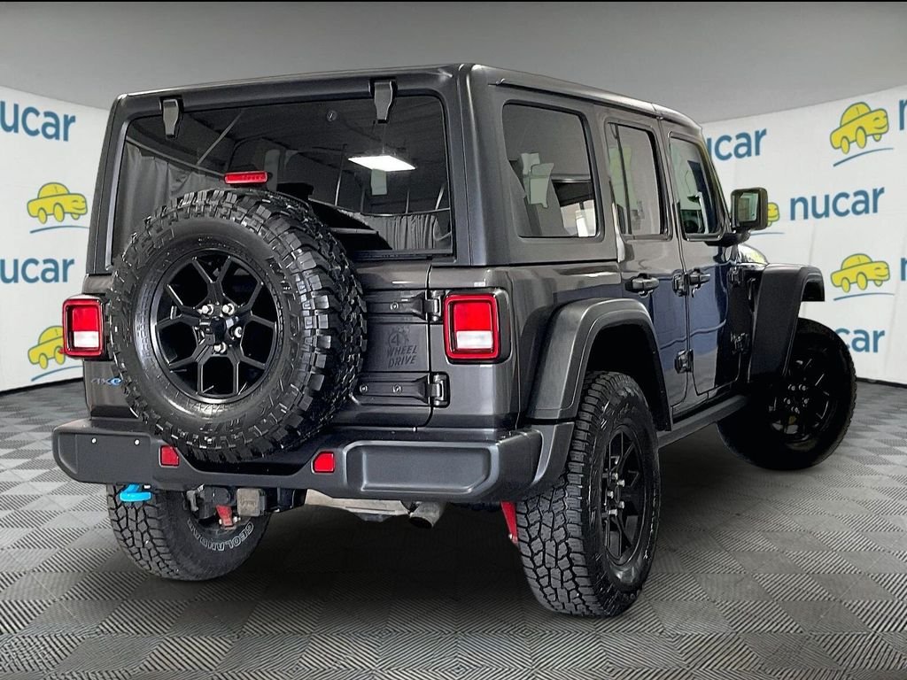Used 2024 Granite Crystal Metallic Clearcoat Jeep Willys 4xe image 6