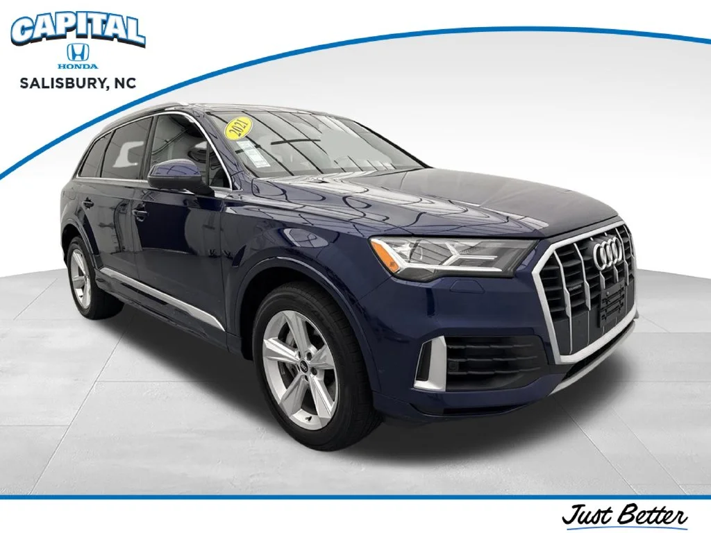 Used 2021 Blue Metallic Audi 55 Premium image 1