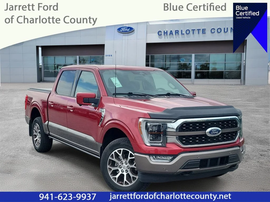 Certified Used 2023 Red Ford King Ranch image 1