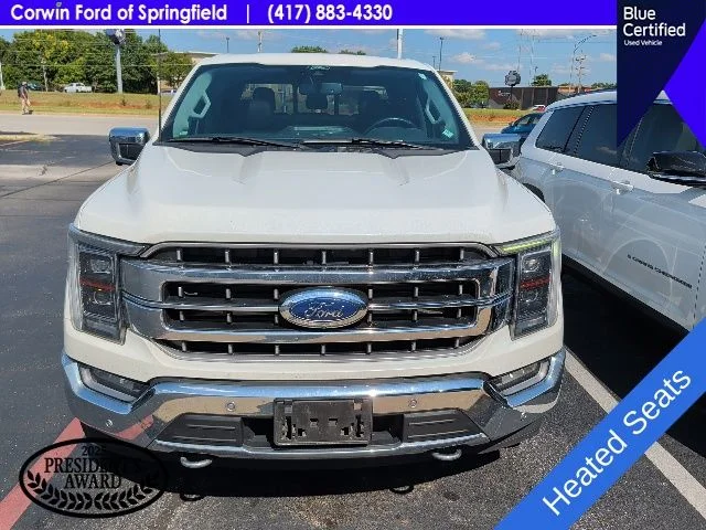 Certified Used 2022 Star White Ford Lariat image 2
