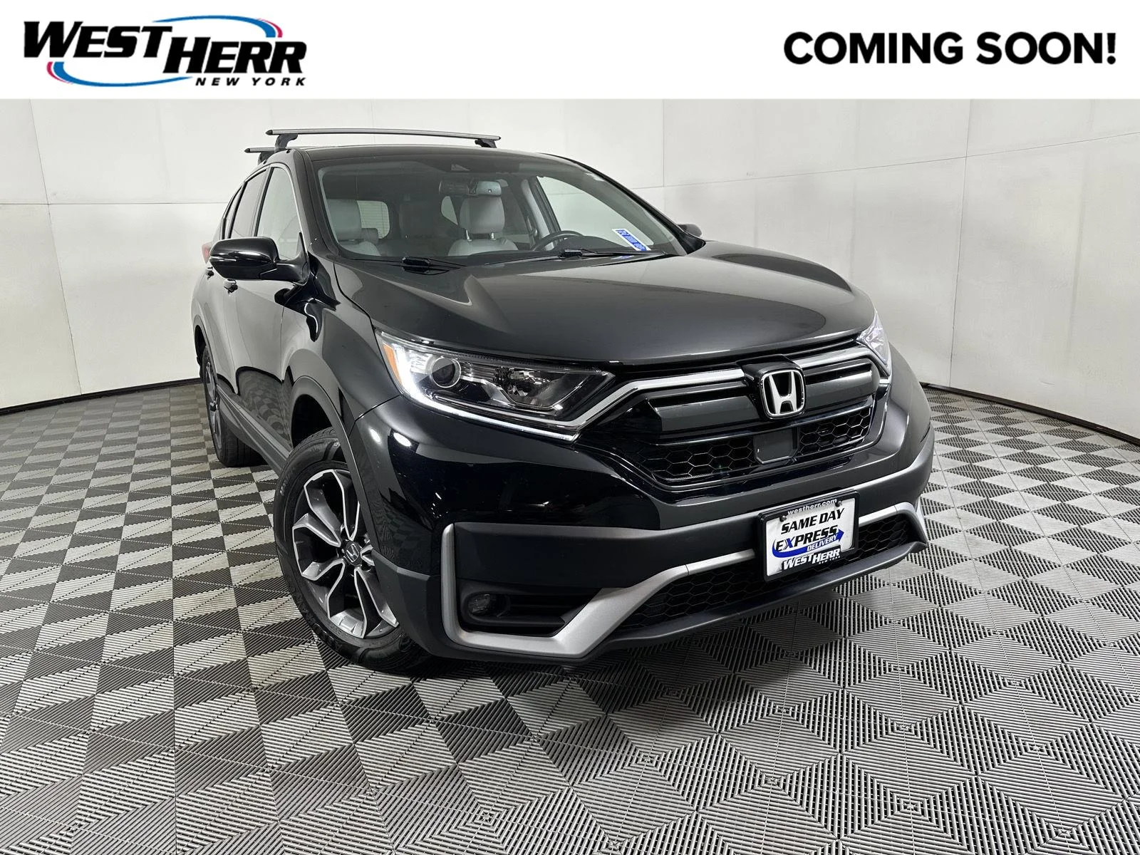 Used 2022 Crystal Black Pearl Honda EX-L image 1