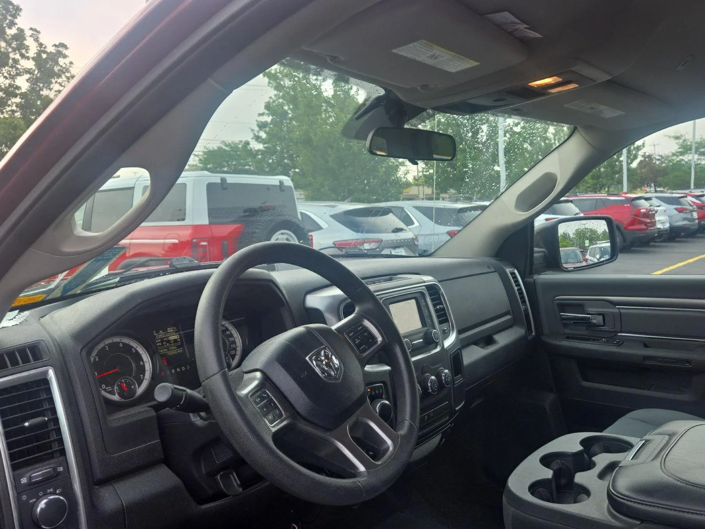 Used 2021 Delmonico Red Pearlcoat Ram SLT image 3
