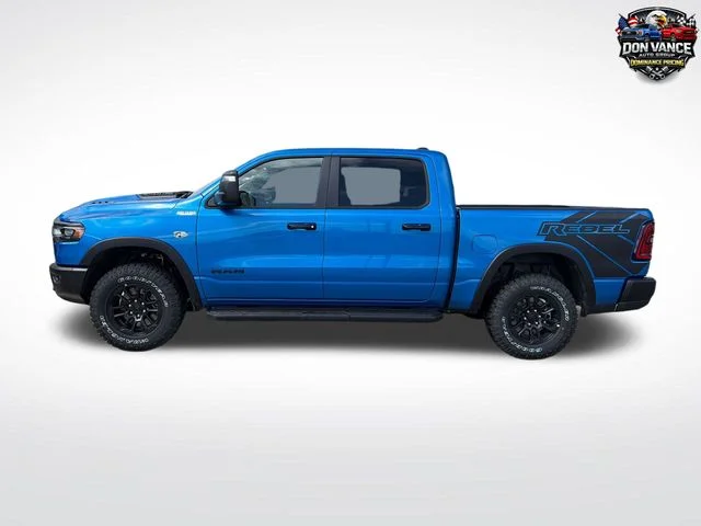 New 2026 Hydro Blue Pearl-Coat Exterior Paint RAM Rebel image 2