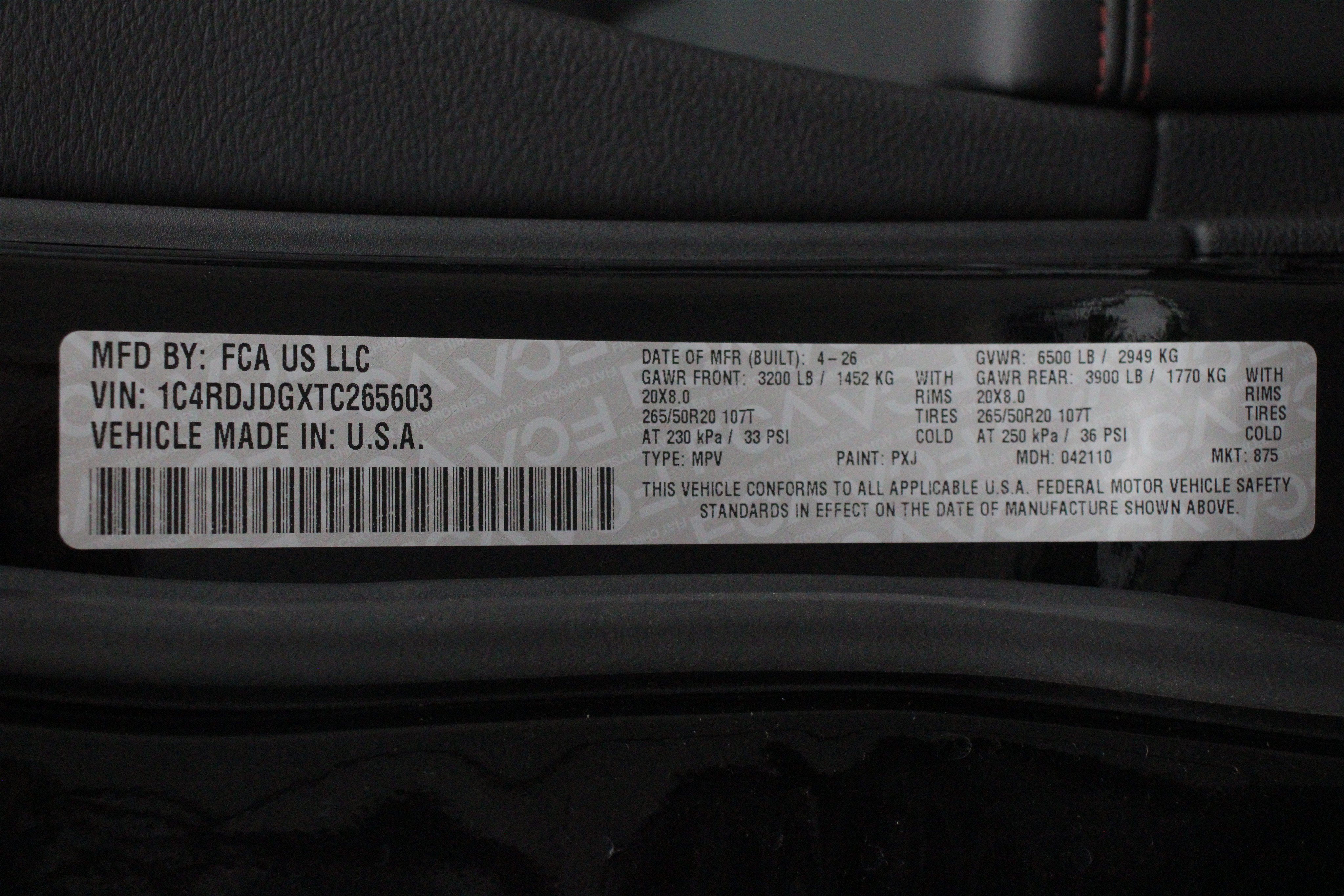 New 2026 Diamond Black Clear-Coat Exterior Paint Dodge GT image 44