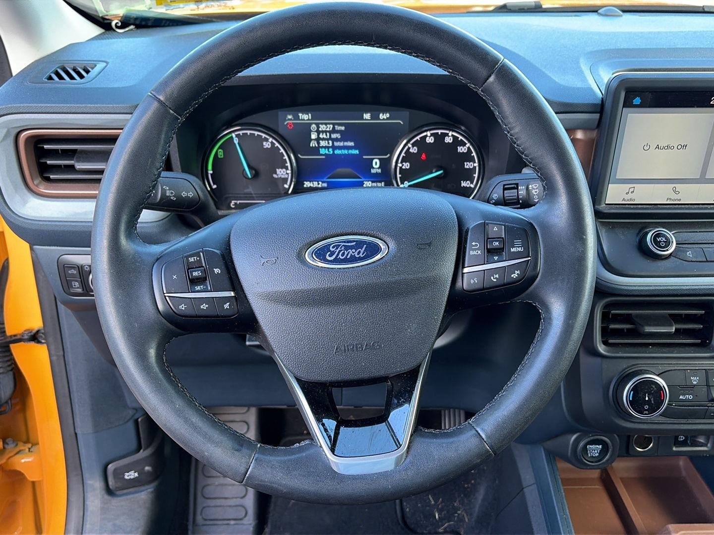 Used 2023 Cyber Orange Metallic Tri-Coat Ford LARIAT image 5