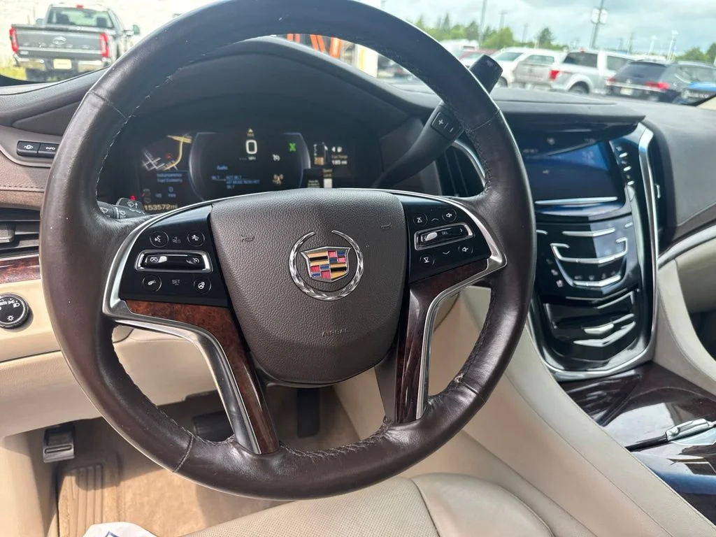 Used 2015 White Diamond Clearcoat Cadillac Luxury image 13