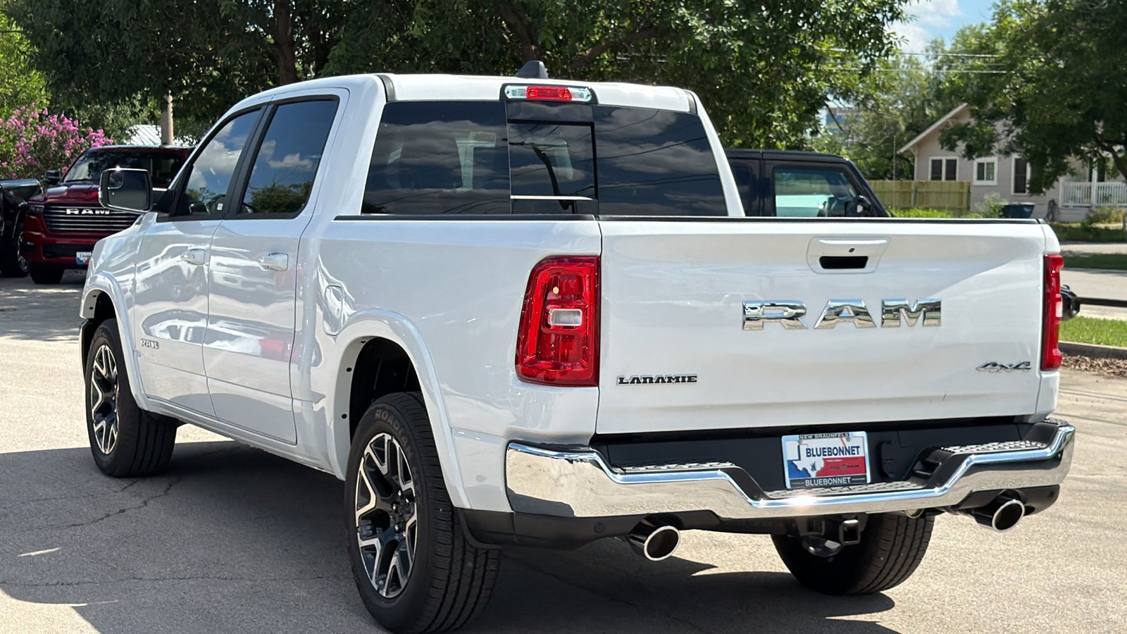 New 2026 Bright White Clear-Coat Exterior Paint RAM Laramie image 7