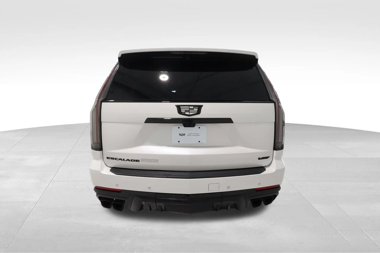 Used 2025 Crystal White Tricoat Cadillac Escalade-V ESV image 3