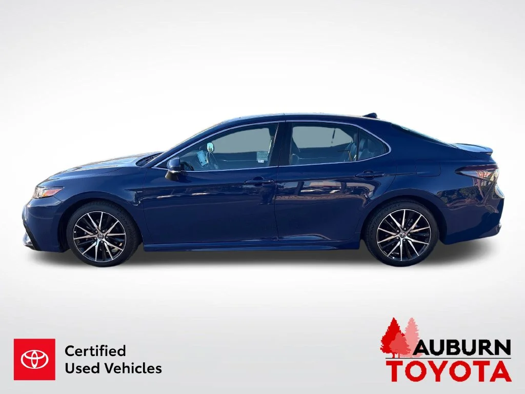 Certified Used 2023 Reservoir Blue Toyota SE image 9