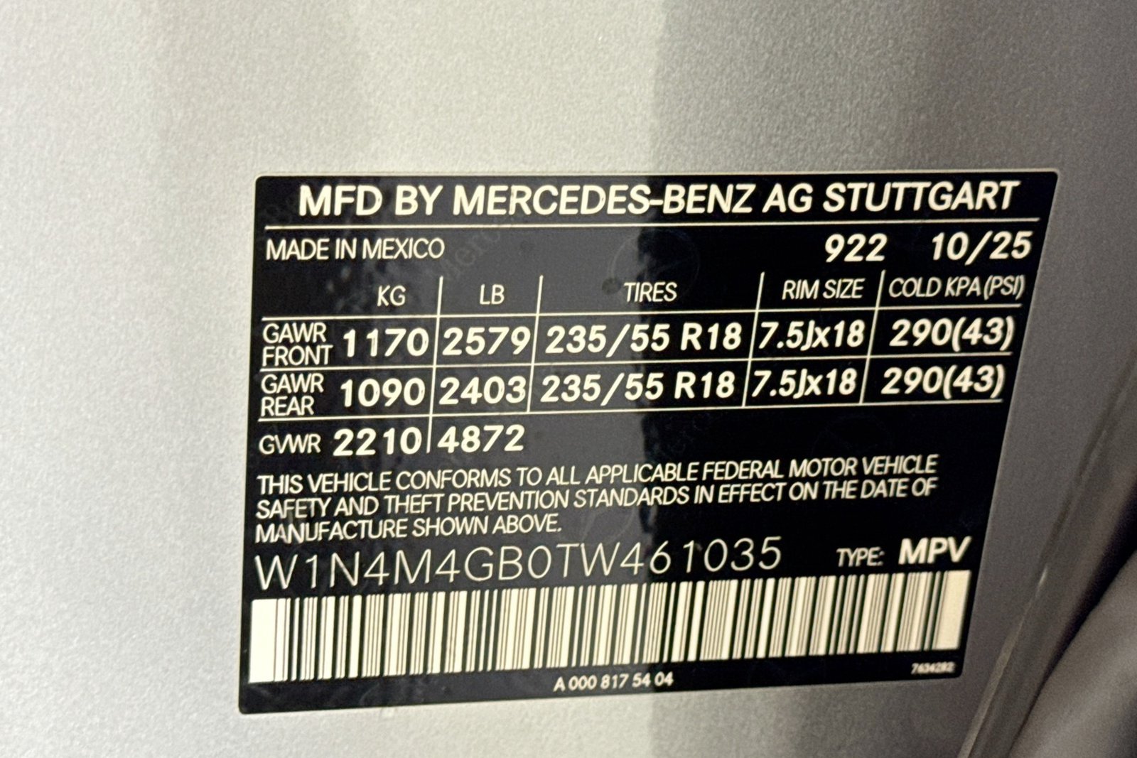 New 2026 Cirrus Silver Metallic Mercedes-Benz GLB 250 image 30