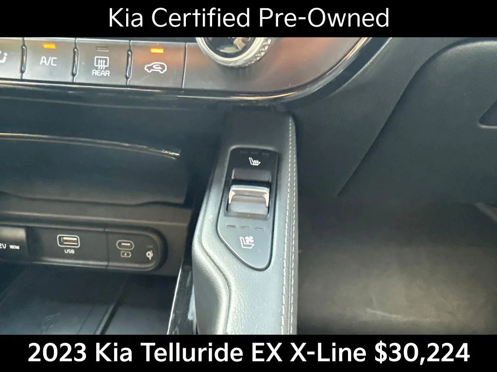 Certified Used 2023 Green Kia EX X-Line image 33