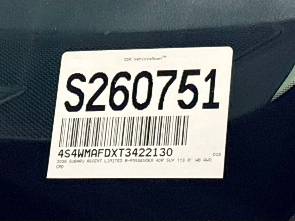 New 2026 CRIMSON RED PEARL Subaru Limited 8-Passenger image 26