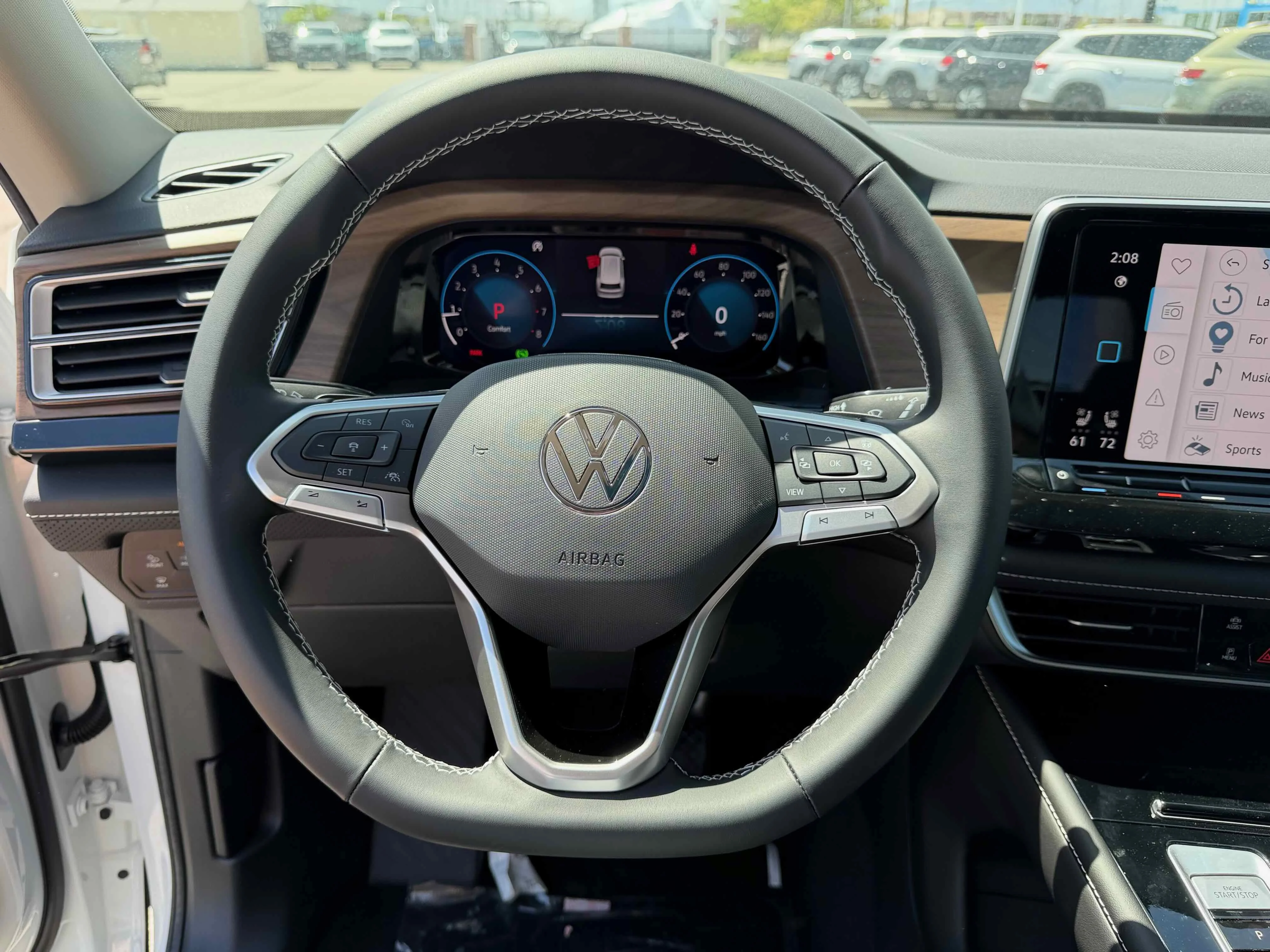 New 2026 Opal White Volkswagen 2.0T SE w/Technology image 16