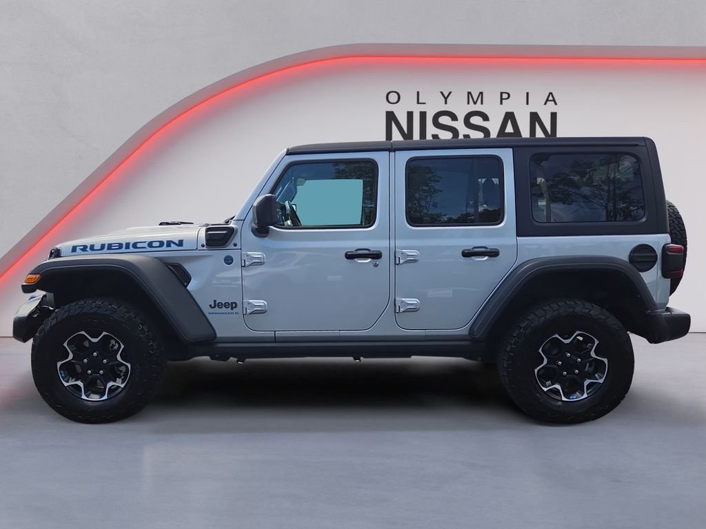 Used 2023 Silver Jeep Rubicon 4xe image 3