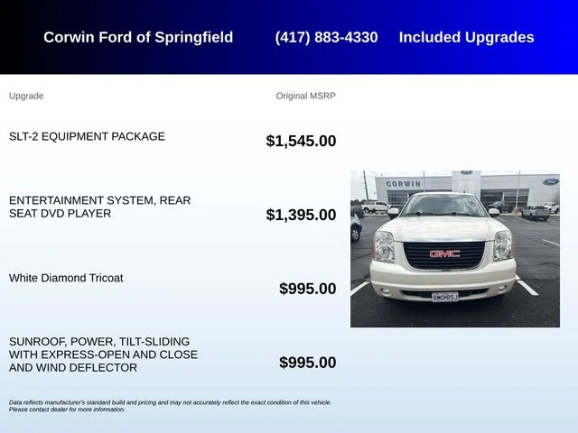 Used 2014 White Diamond Clearcoat GMC SLT 1500 image 5