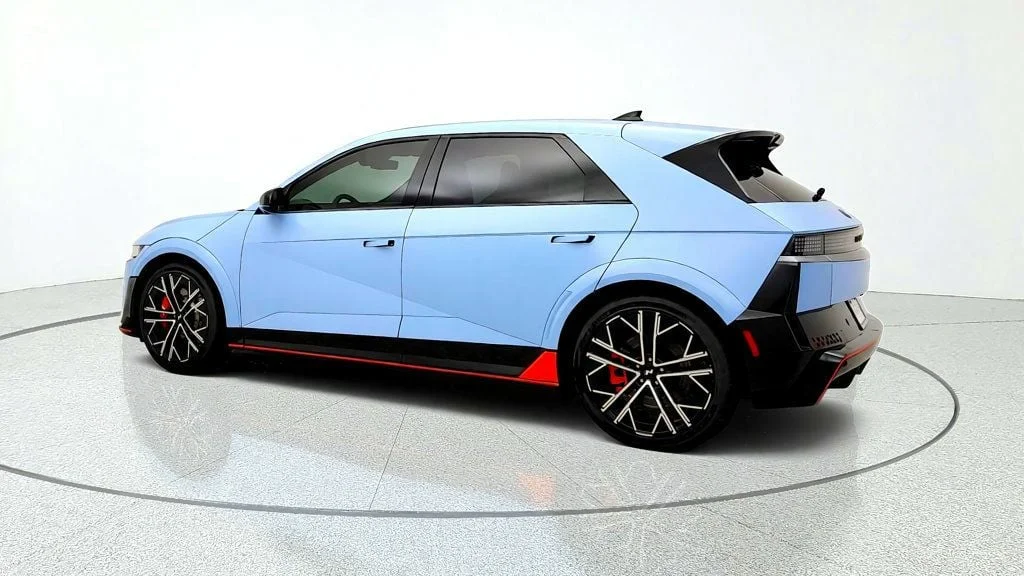 Used 2025 Performance Blue Matte Hyundai AWD image 7