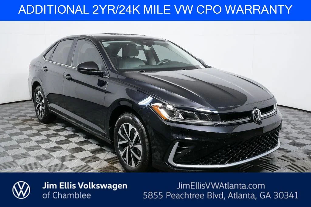 New 2026 Deep Black Pearl Volkswagen S image 1
