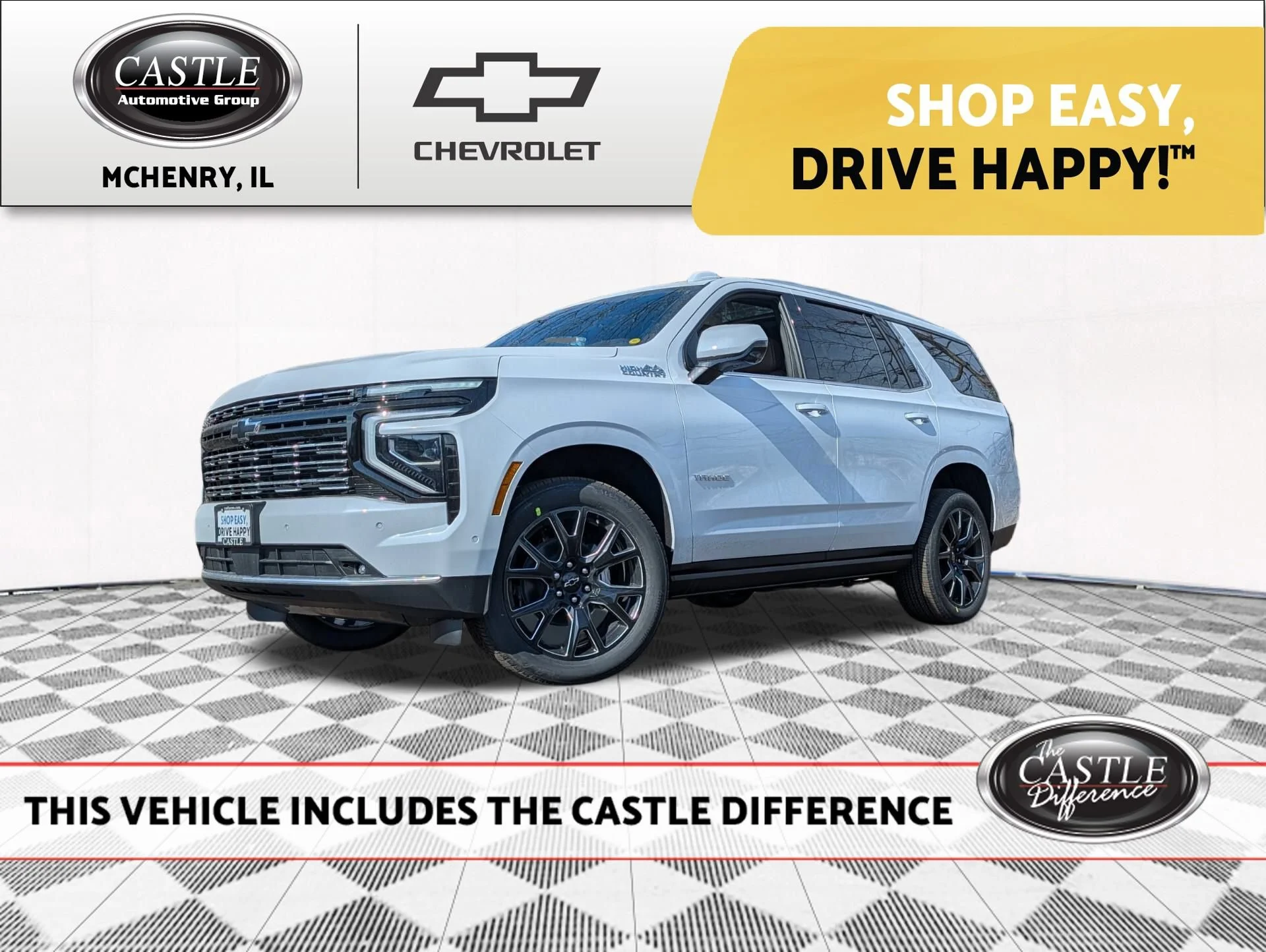 New 2026 Polar White Tricoat Chevrolet High Country image 1
