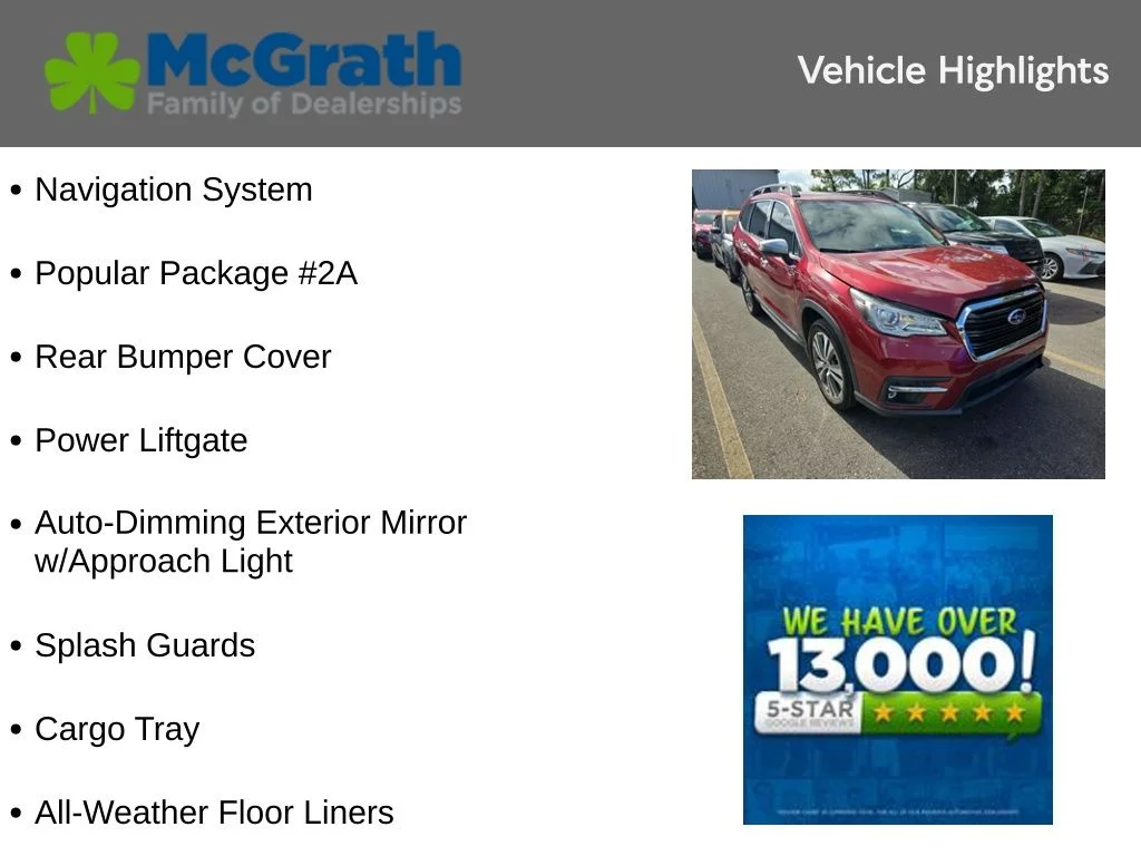 Used 2021 Red Subaru Touring image 6