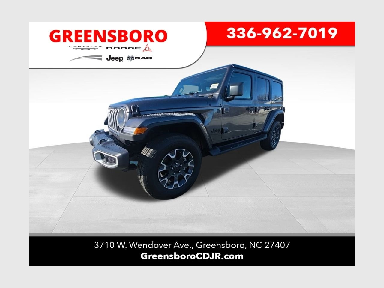 New 2026 Granite Crystal Metallic Clear-Coat Exterior Paint Jeep Sahara image 1