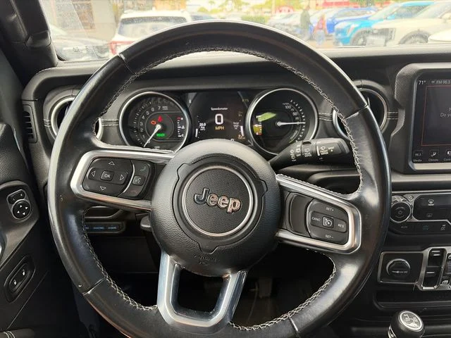 Used 2021 Gray Jeep Unlimited Sahara 4xe image 11