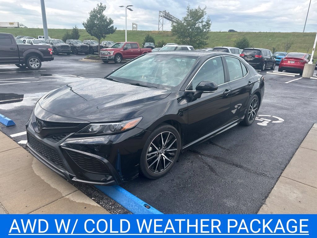 Used 2022 Black Toyota SE image 1