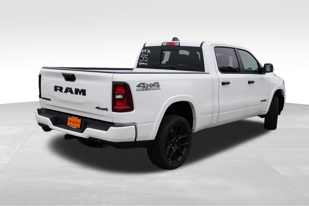 New 2026 Bright White Clear-Coat Exterior Paint RAM Laramie image 3