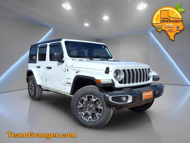 Pre-Owned 2024 Jeep Wrangler Sahara 4WD 4D Sport Utility