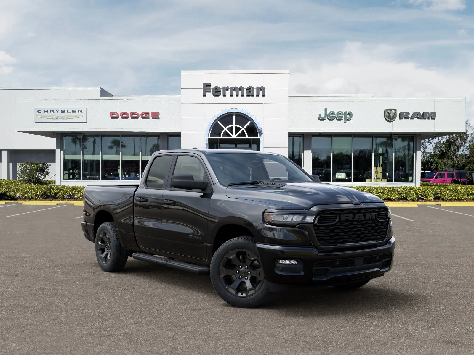 New 2026 Diamond Black Crystal Pearl-Coat Exterior Paint RAM Express image 1