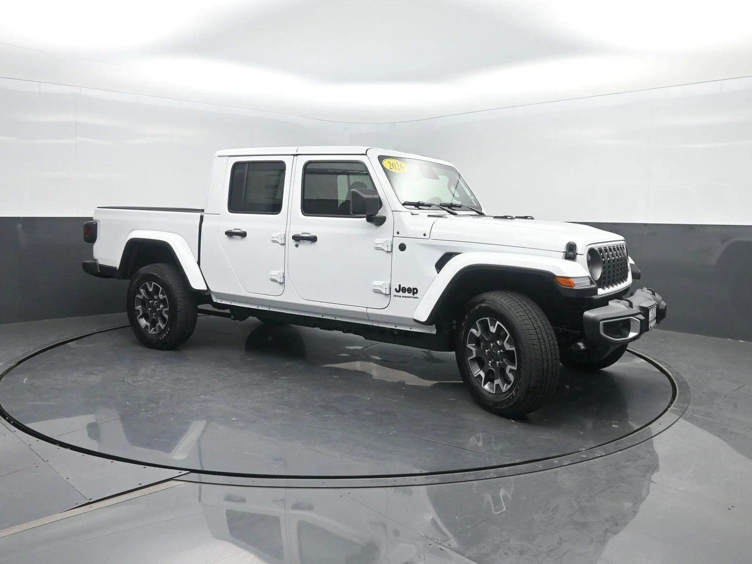 New 2026 Bright White Clear-Coat Exterior Paint Jeep Sahara image 4