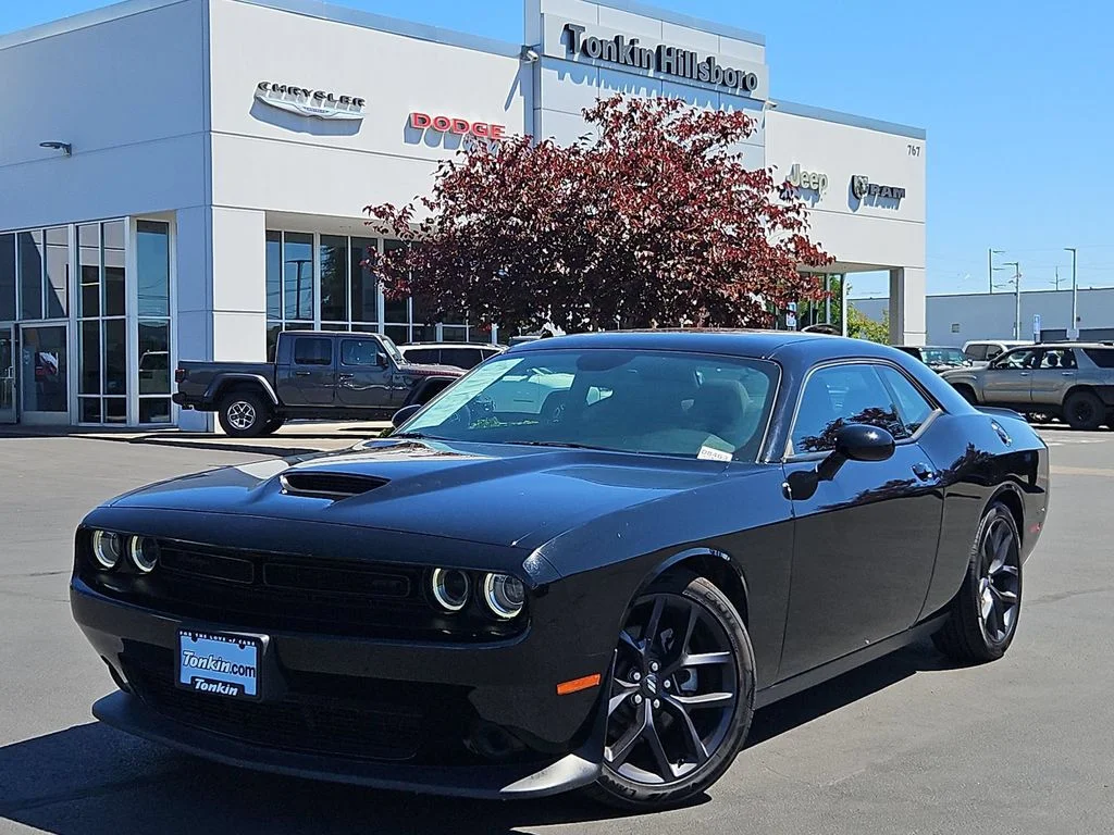 Used 2023 Pitch Black Clearcoat Dodge GT image 2