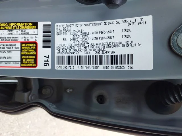 Used 2018 Gray Toyota TRD Sport image 25