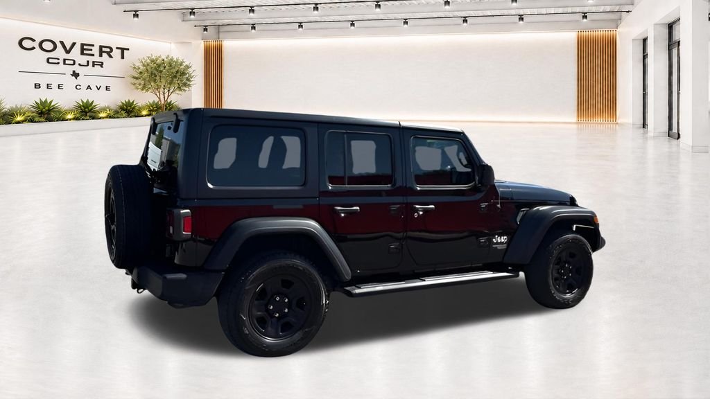 Used 2021 Black Jeep Unlimited Sport image 12