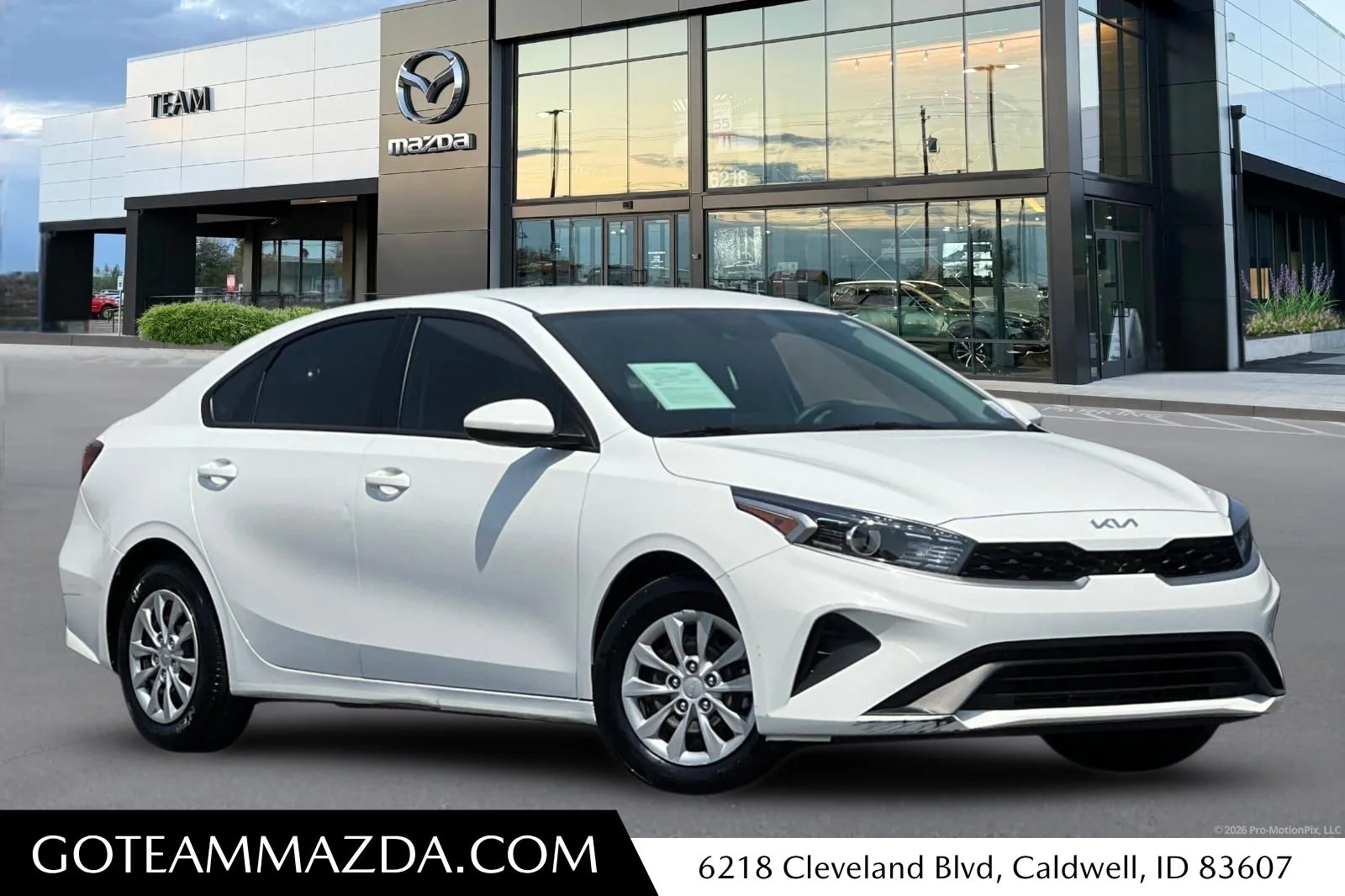 Used 2024 White Kia LX image 1