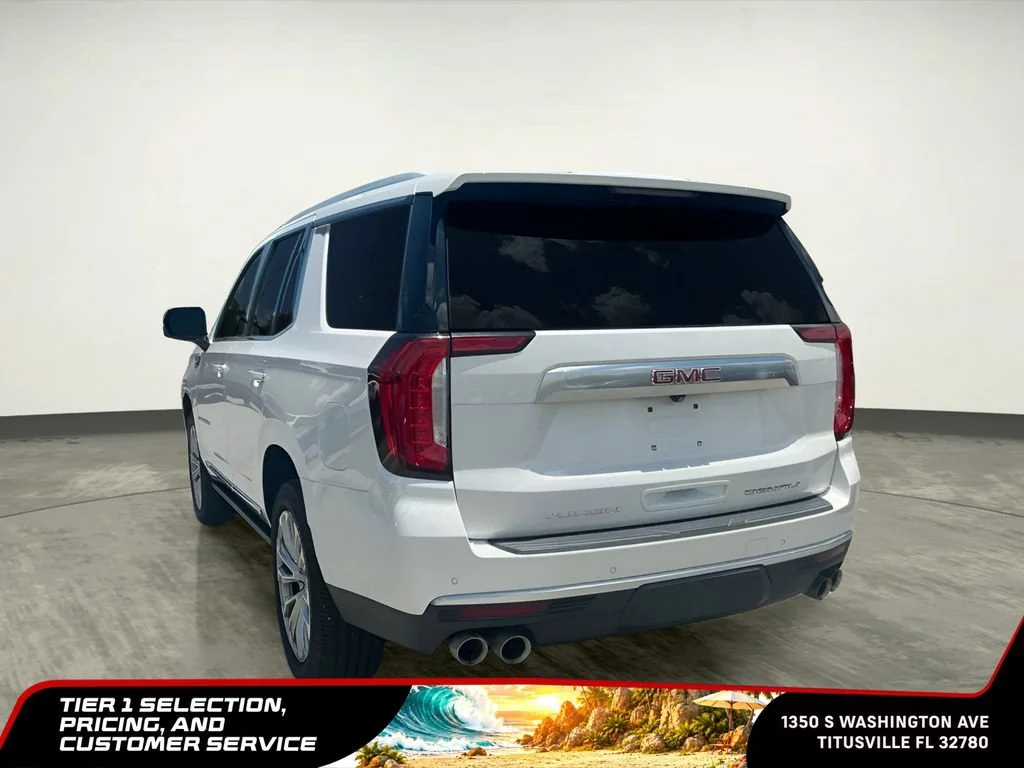 Used 2022 White Frost Tricoat GMC Denali image 6