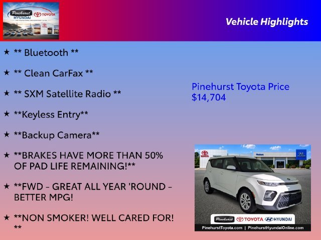 Used 2021 White Kia LX image 16